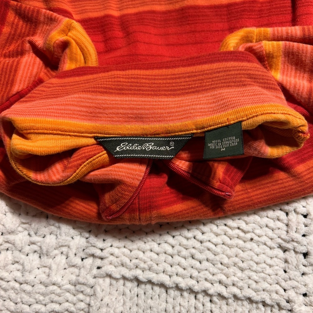 Vintage Eddie Bauer Sunset Quarter Zip Pullover - Picture 5 of 5